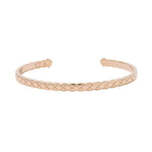 Chanel Coco Crush Collection Bracelet in 18K Pink Gold, Size S, J11664. Bangle.